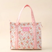 Sorority Floral Tote Bag